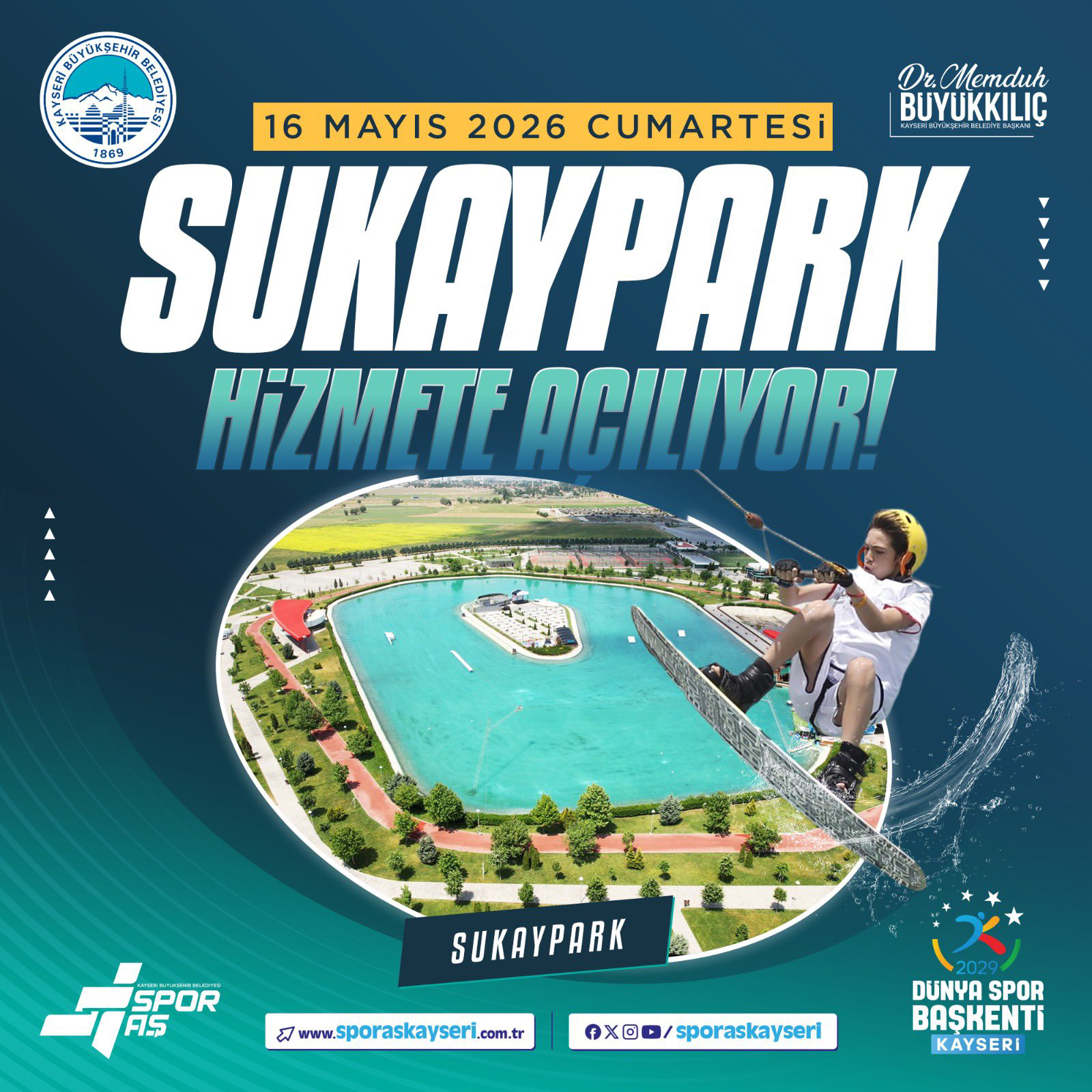 Büyükşehir’den Yaz Sezonuna Spor Dolu Başlangıç: SUKAYPARK Kapılarını Açtı