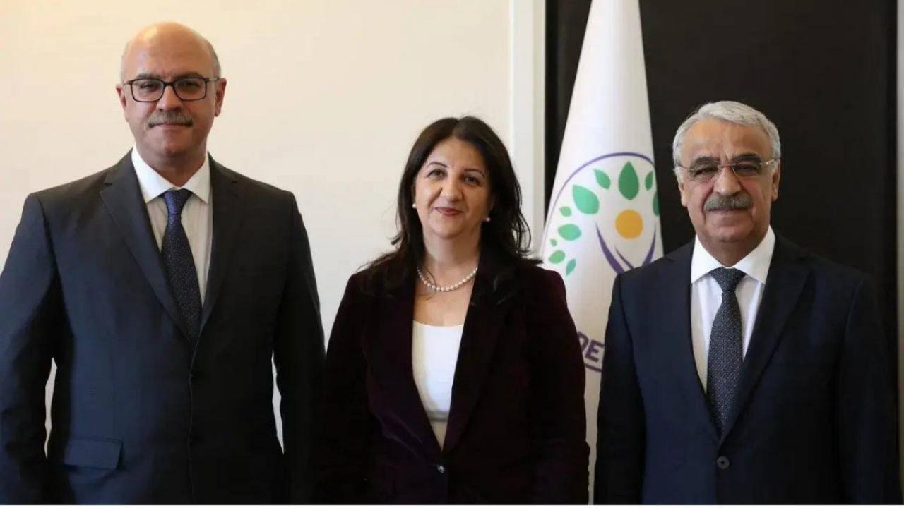 DEM Parti İmralı heyetinin görüşme sürecine ilişkin haber görseli