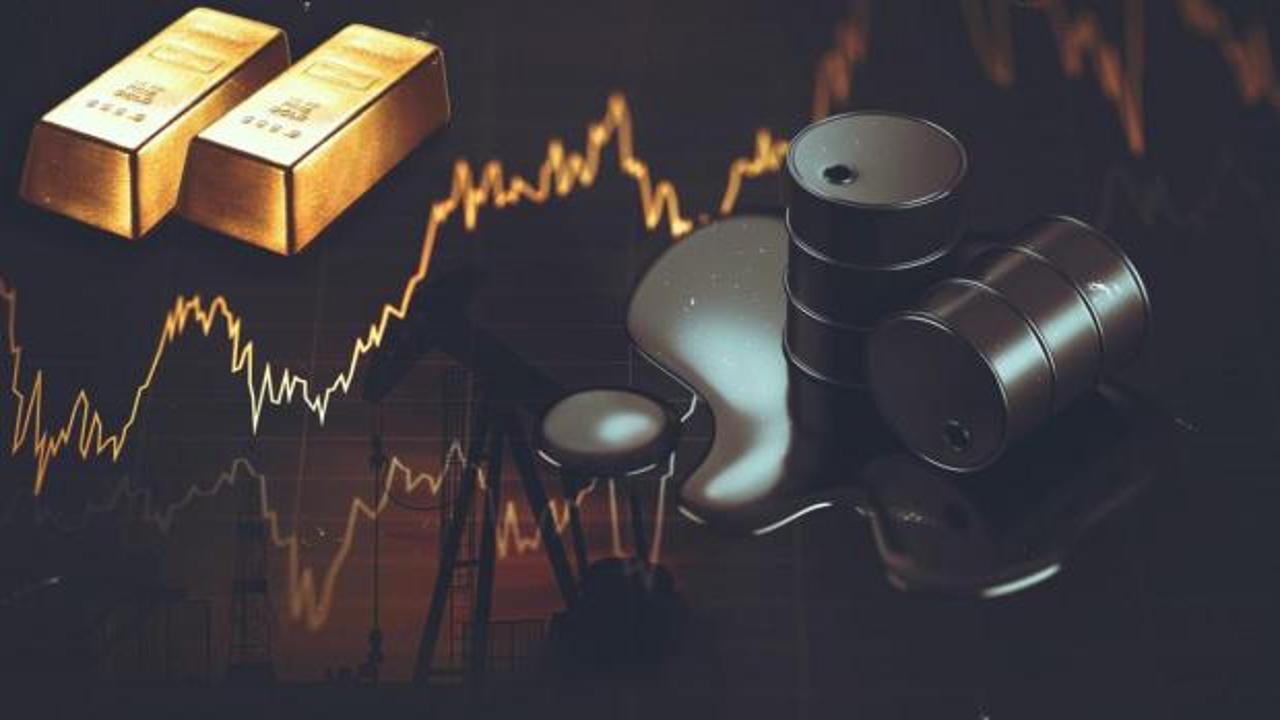 Petrolde sert düşüş, altın fiyatlarında yükseliş