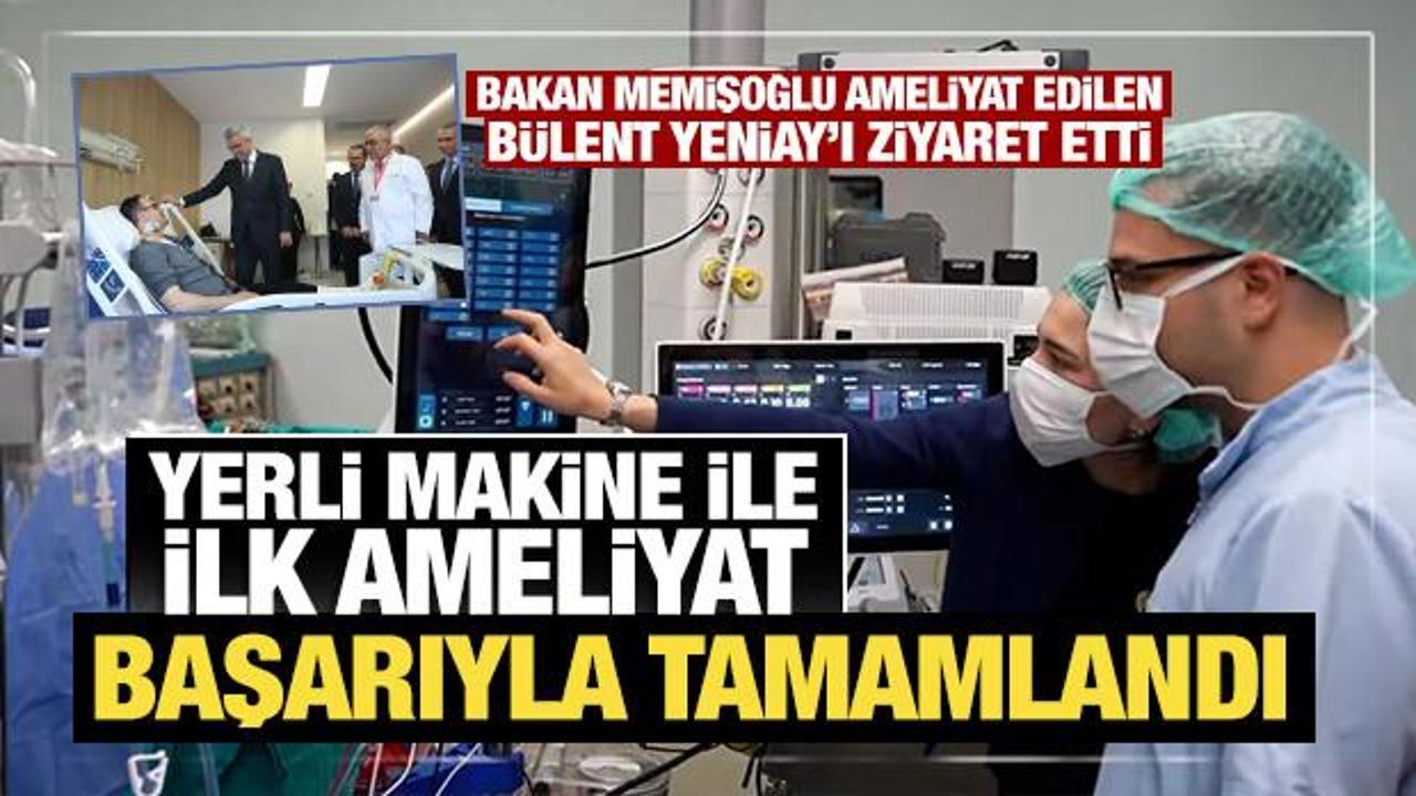 Yerli Kalp-Akciğer Makinesi İlk Ameliyatını Başarıyla Tamamladı