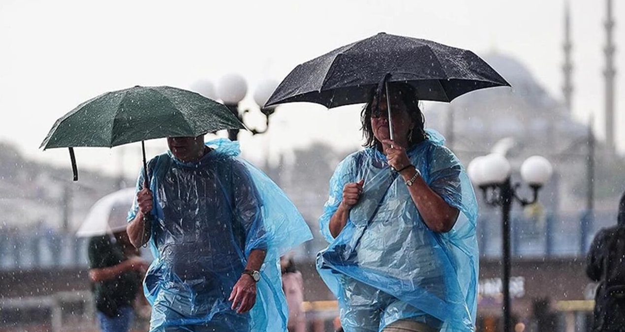 İstanbul’da hafta sonu serin hava ve sağanak bekleniyor