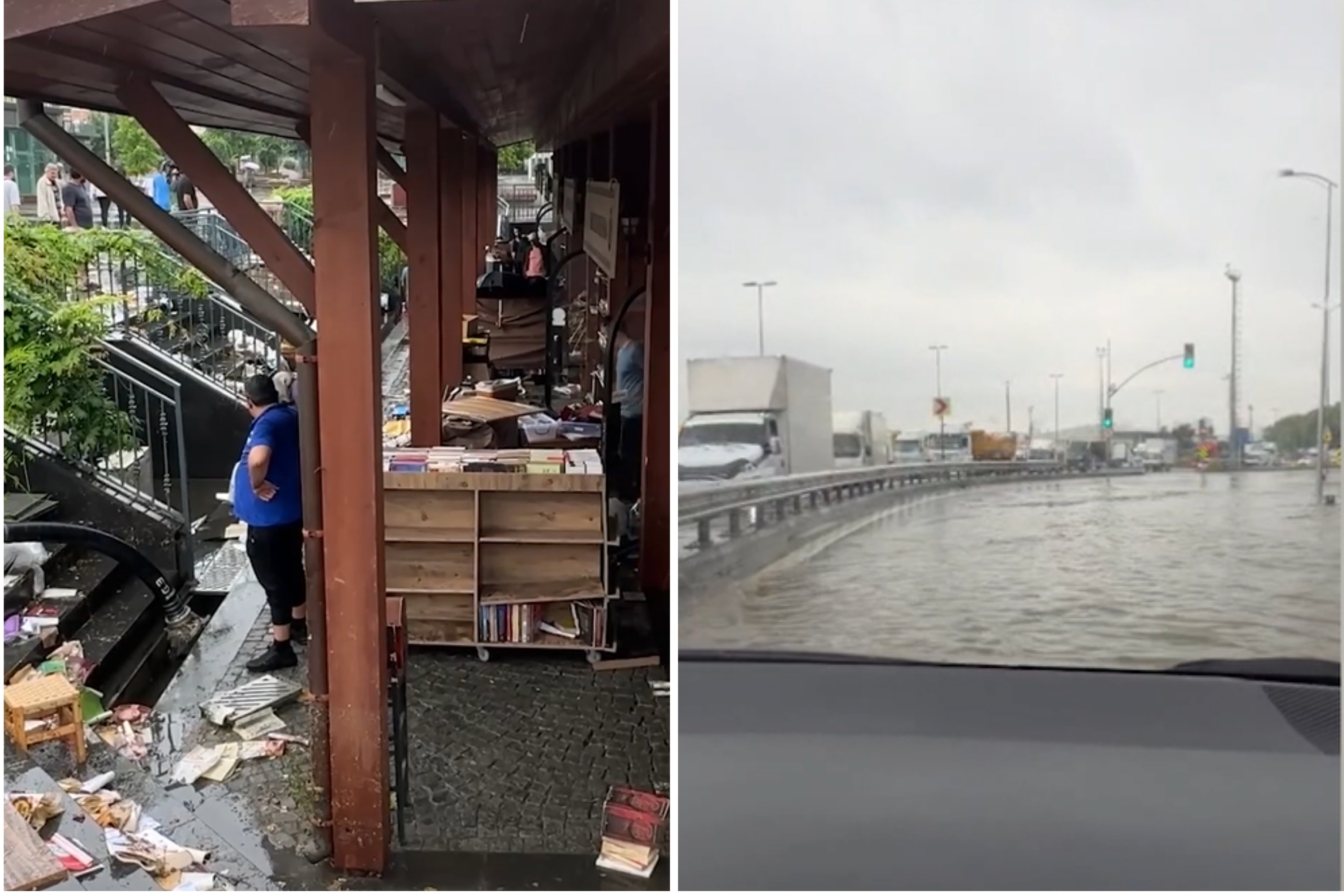 İstanbul’da kuvvetli sağanak su baskınlarına yol açtı