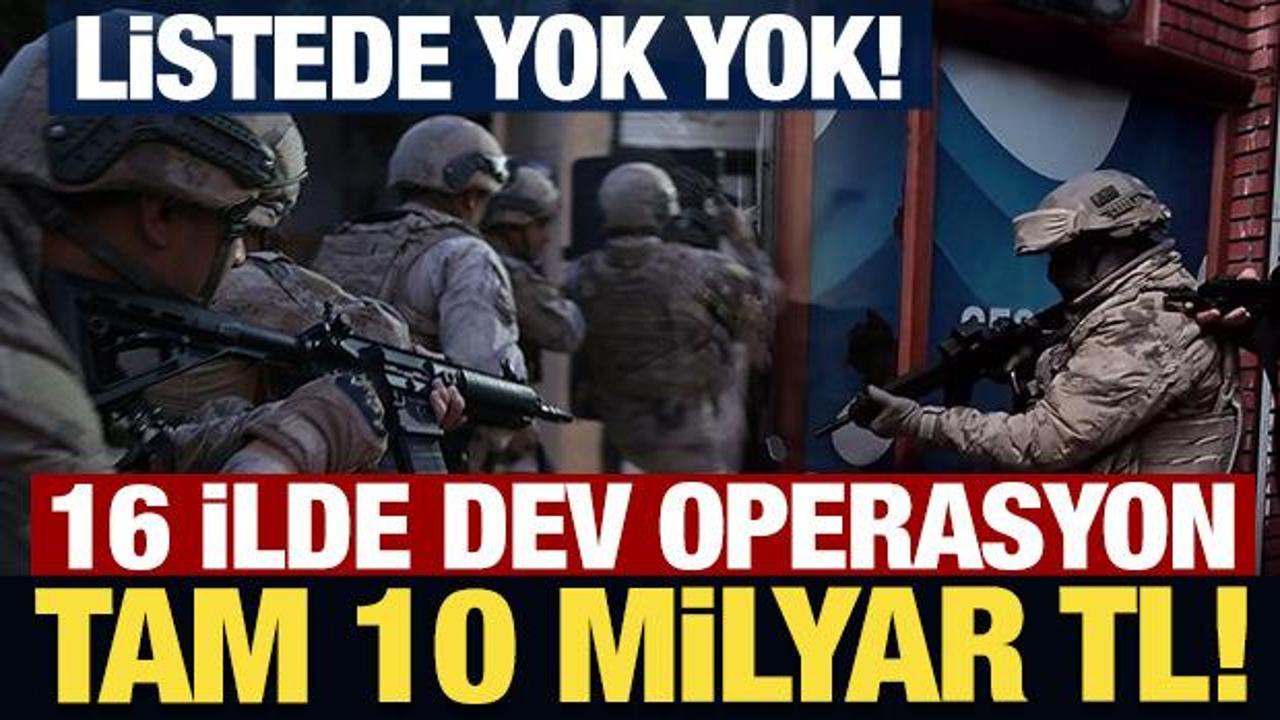 Jandarma ekiplerinin organize suç operasyonunda yaptığı arama ve güvenlik çalışması