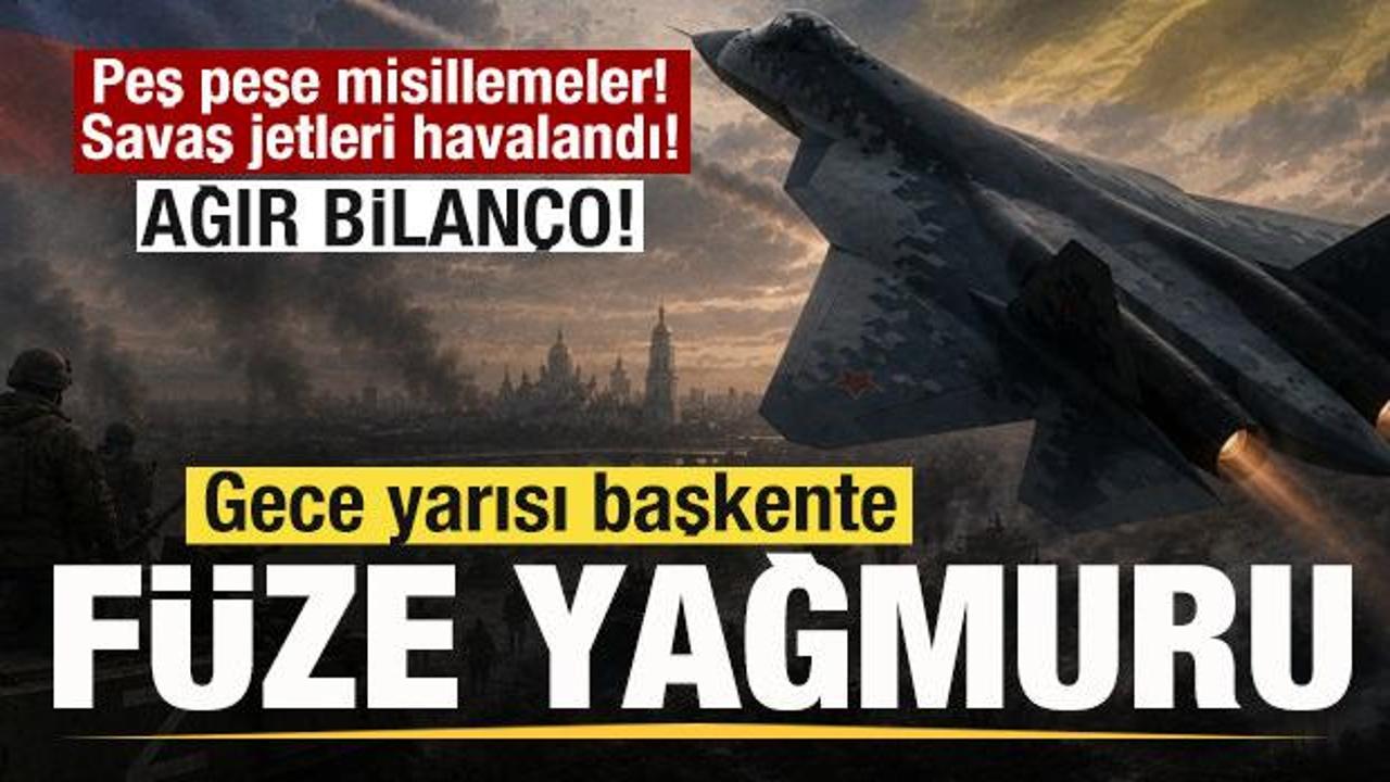 Kiev’e gece yarısı hava saldırısı: Ölü ve yaralılar var