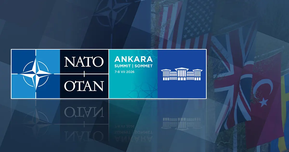 Ankara’da düzenlenecek NATO Liderler Zirvesi öncesinde toplantı alanı ve liderler için hazırlanan resmi programı temsil eden görüntü