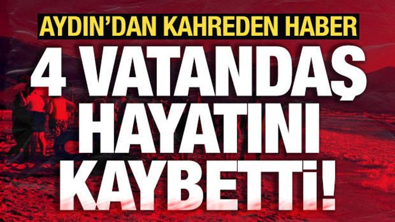 Kuşadası’nda denize giren 20 kişi tehlike atlattı: 4 can kaybı