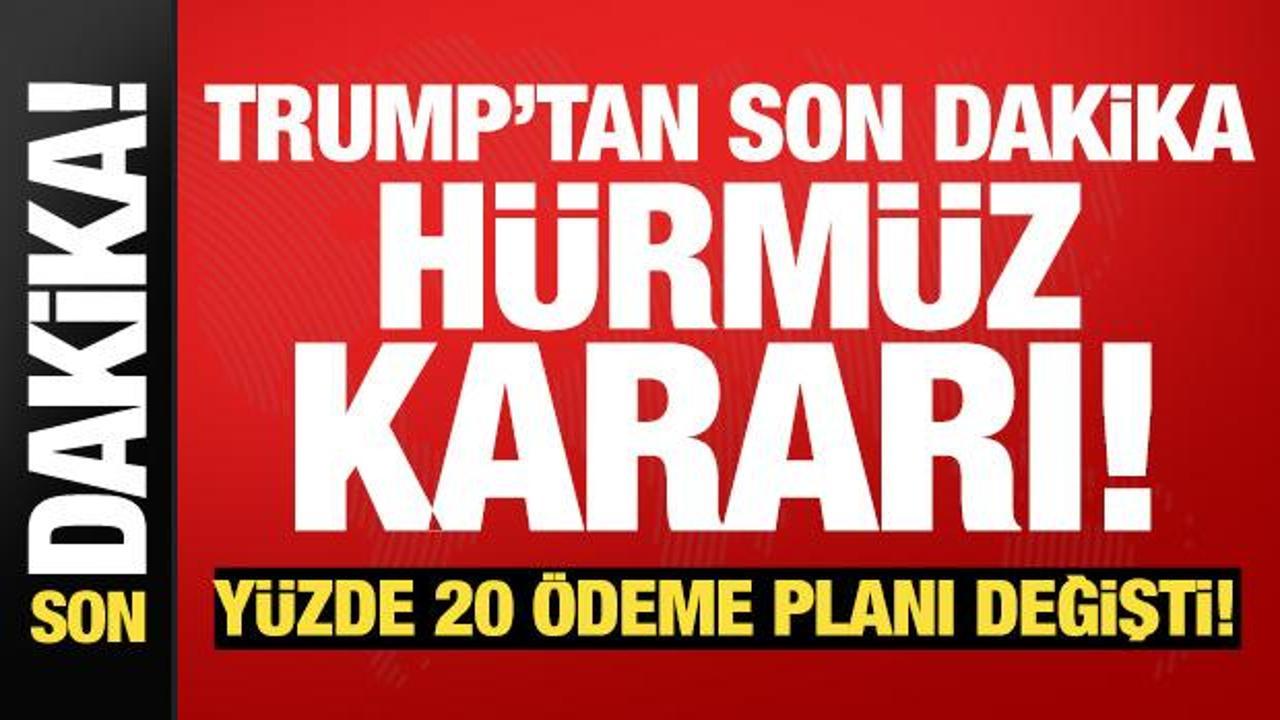 Hürmüz Boğazı açıklaması yapan ABD Başkanı Donald Trump