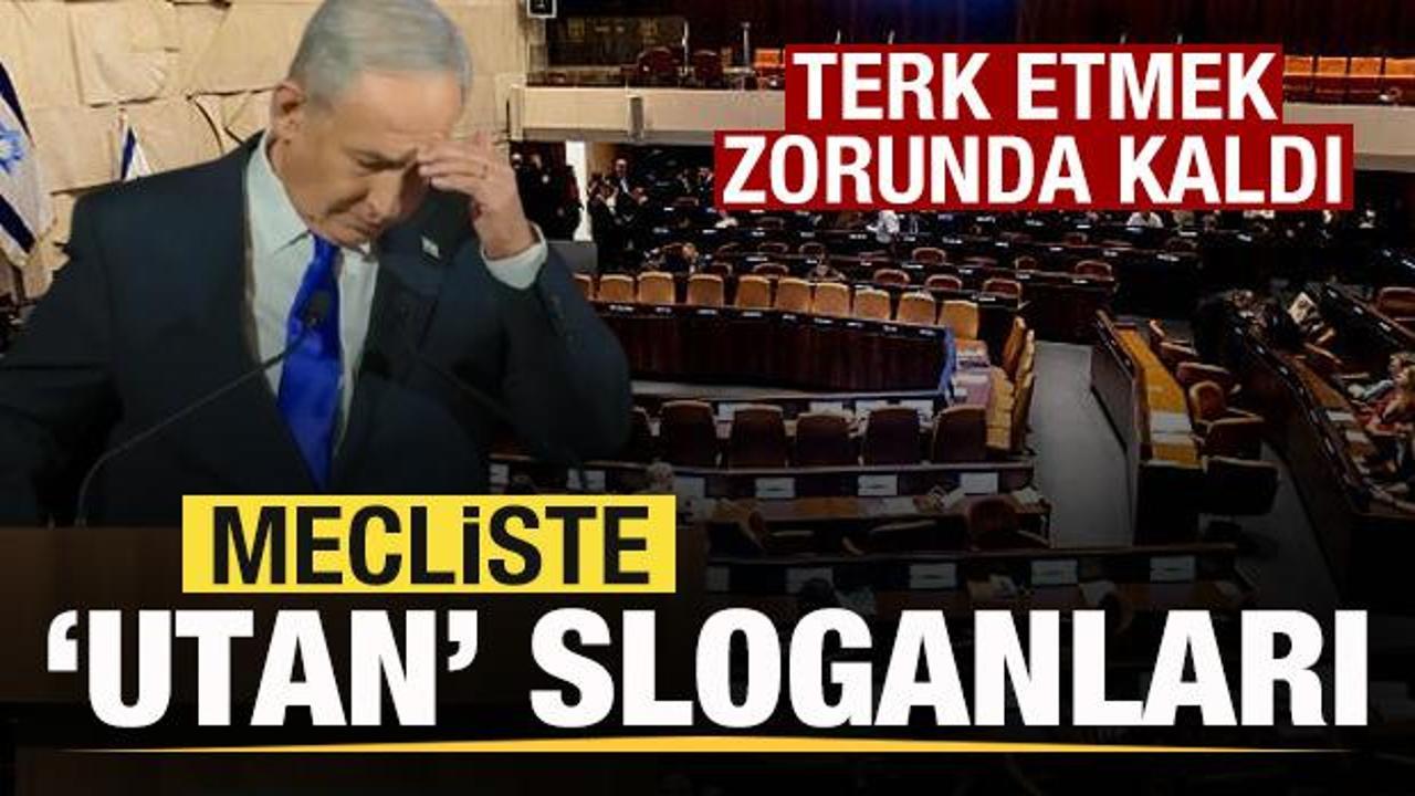 Netanyahu İsrail Meclisi'nde protestolarla karşılandı