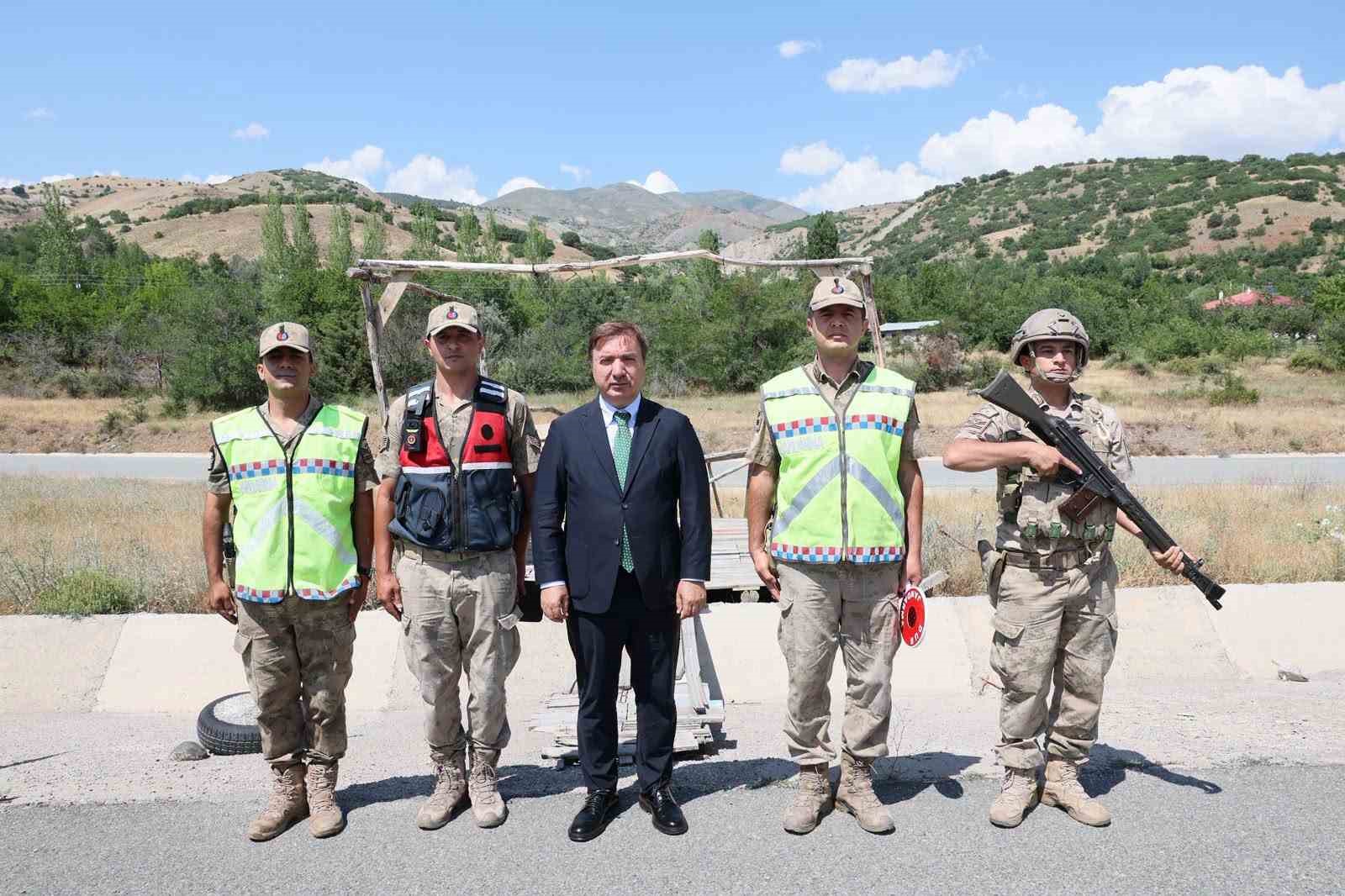 Vali Aydoğdu’dan Jandarma Ekiplerine Asayiş Ziyareti