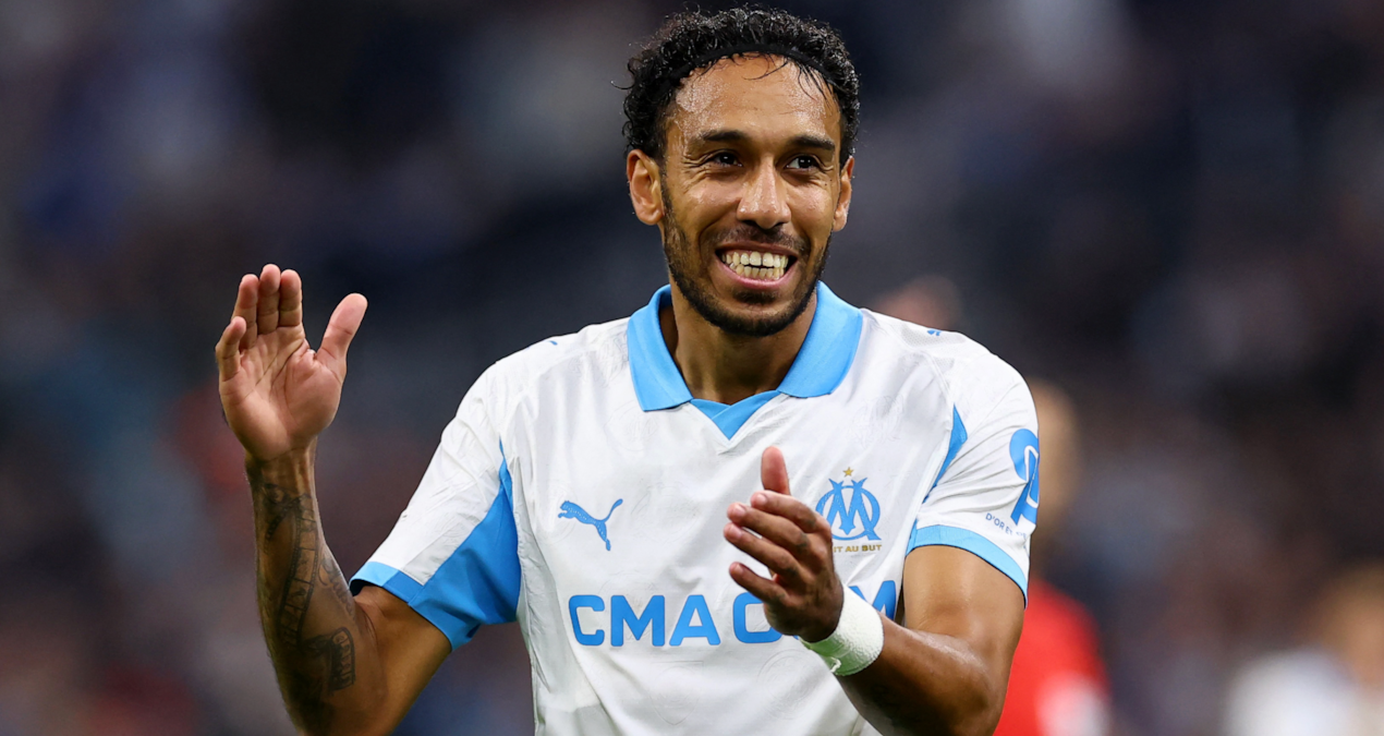 Pierre-Emerick Aubameyang'ın futbol sahasındaki görüntüsü