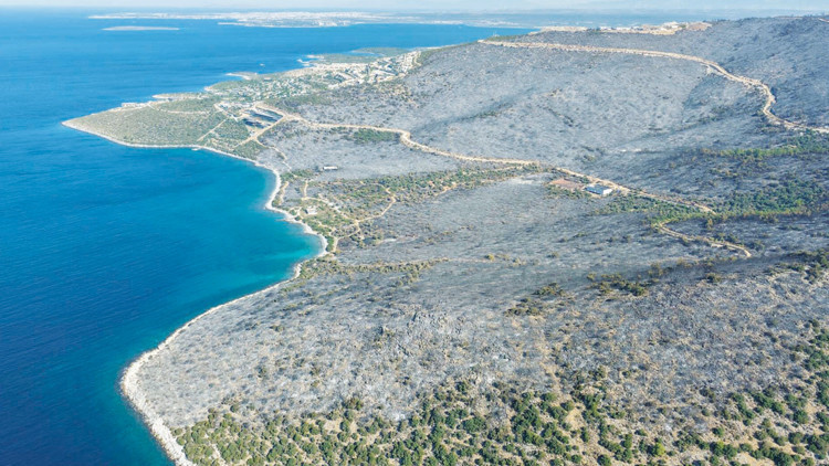 Orman yangınına havadan ve karadan müdahale eden ekipler